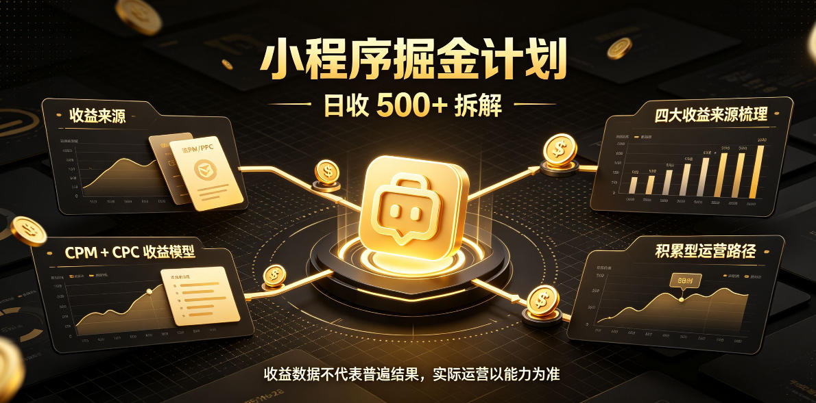 小程序推广计划,日收500+,腾讯官方打款,客户留存率高,收益长期稳定【揭秘】-悟空知识星球