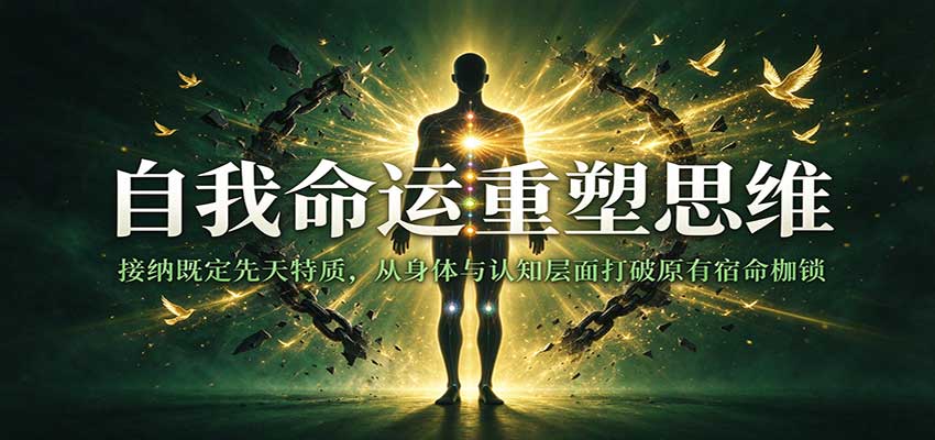 自我命运重塑思维:接纳既定先天特质,从身体与认知层面打破原有宿命枷锁-悟空知识星球