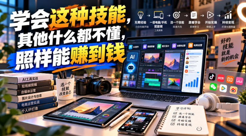 某公众号付费文章：学会这种技能，其他什么都不懂，照样能賺到钱-悟空知识星球